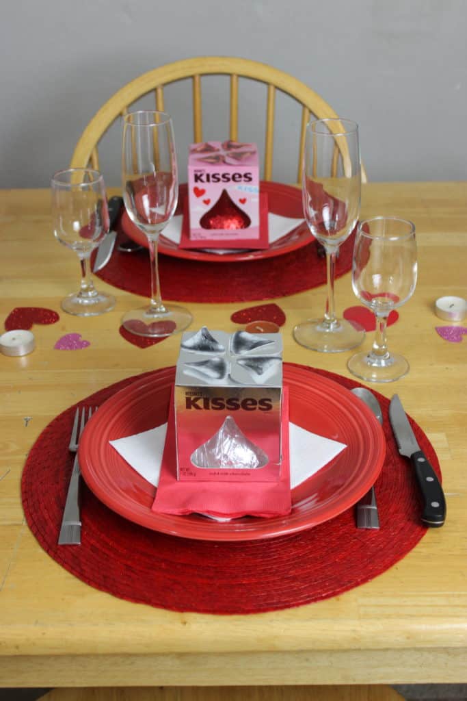 How to do Valentine's Day Like A Ninja, these 5 sense bags make the perfect Valentine's day gift. Valentine's Gifts for men. Valentine's Day dinner, valentines day table setup