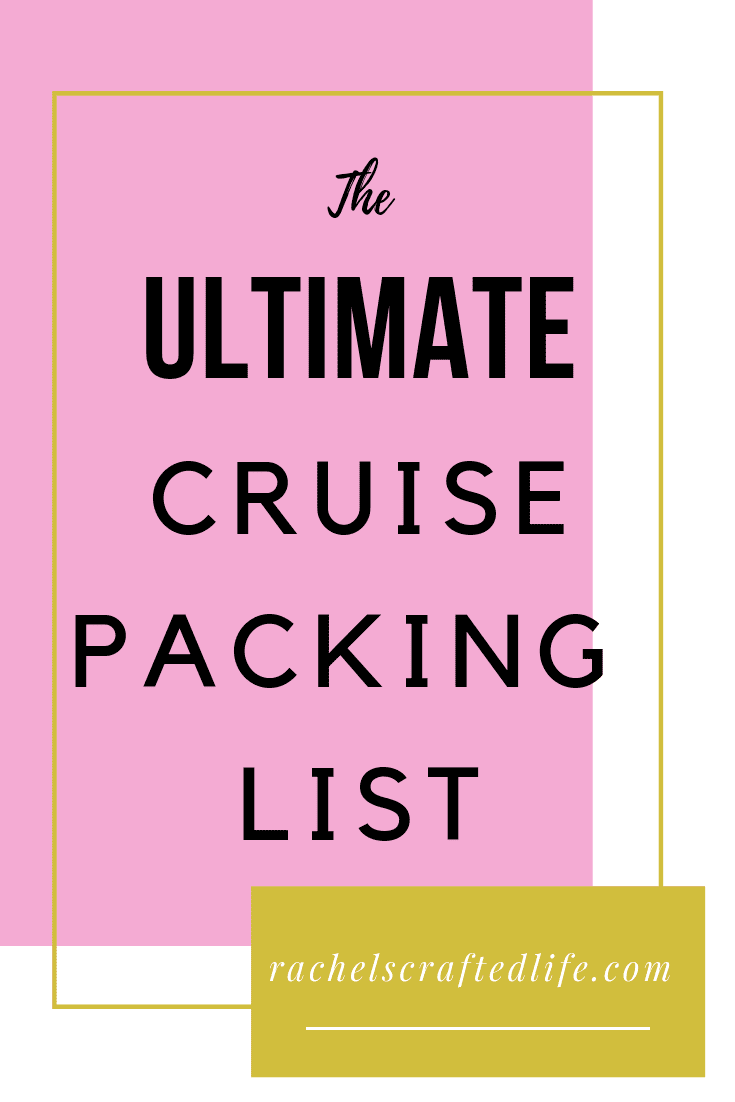 5 day cruise packing list