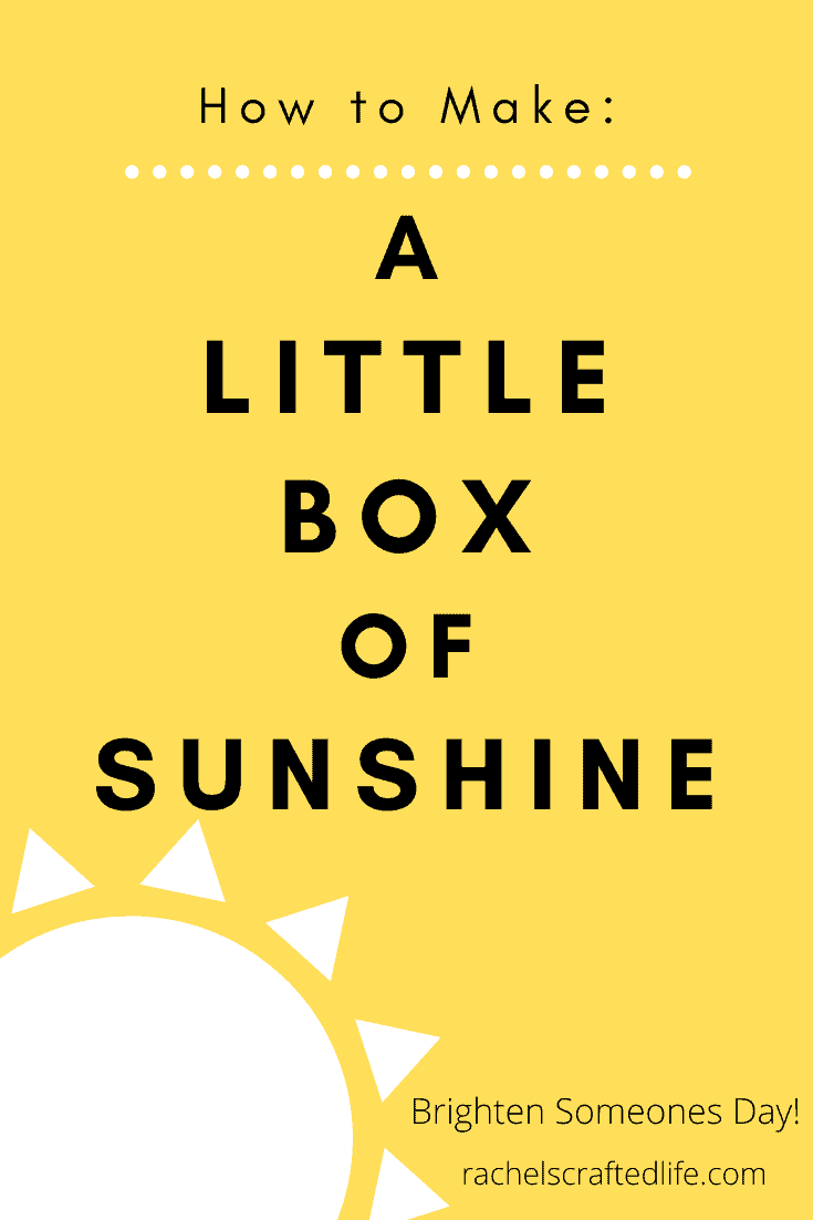 You are currently viewing How to Make a Little Box of Sunshine!!