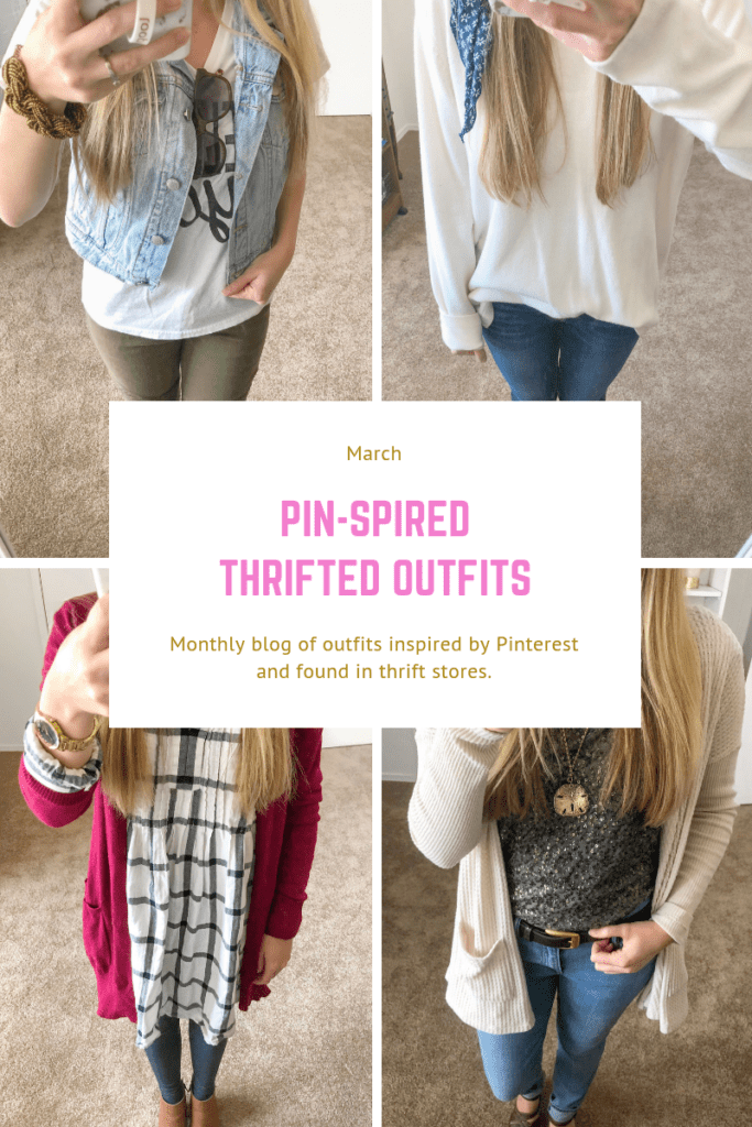 Pin-spired Thrifted Outfits: March - Rachel's Crafted Life