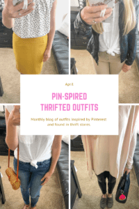 Read more about the article Pin-spired Thrifted Outfits: April