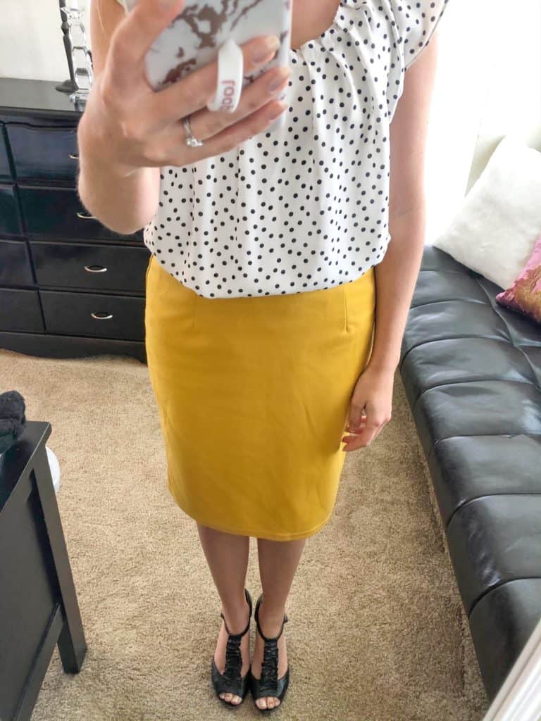 Aprils pin-inspired thrifted outfits