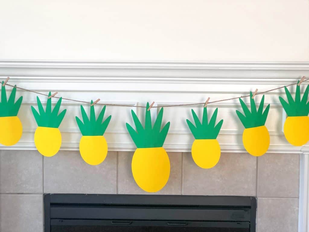 DIY Pineapple Garland