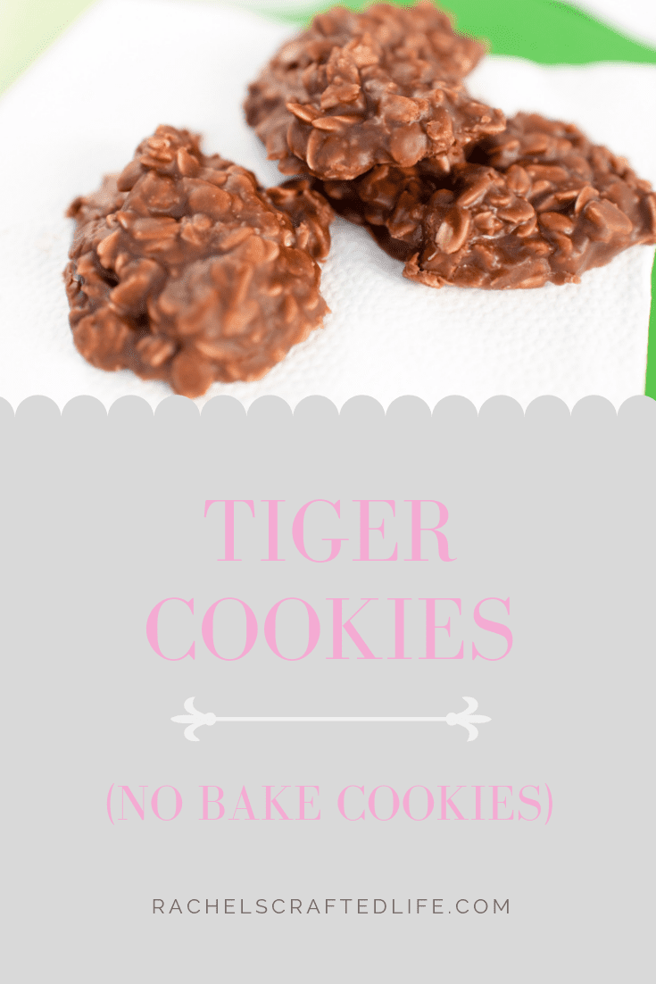 You are currently viewing Tiger Cookies (No Bake Cookies)