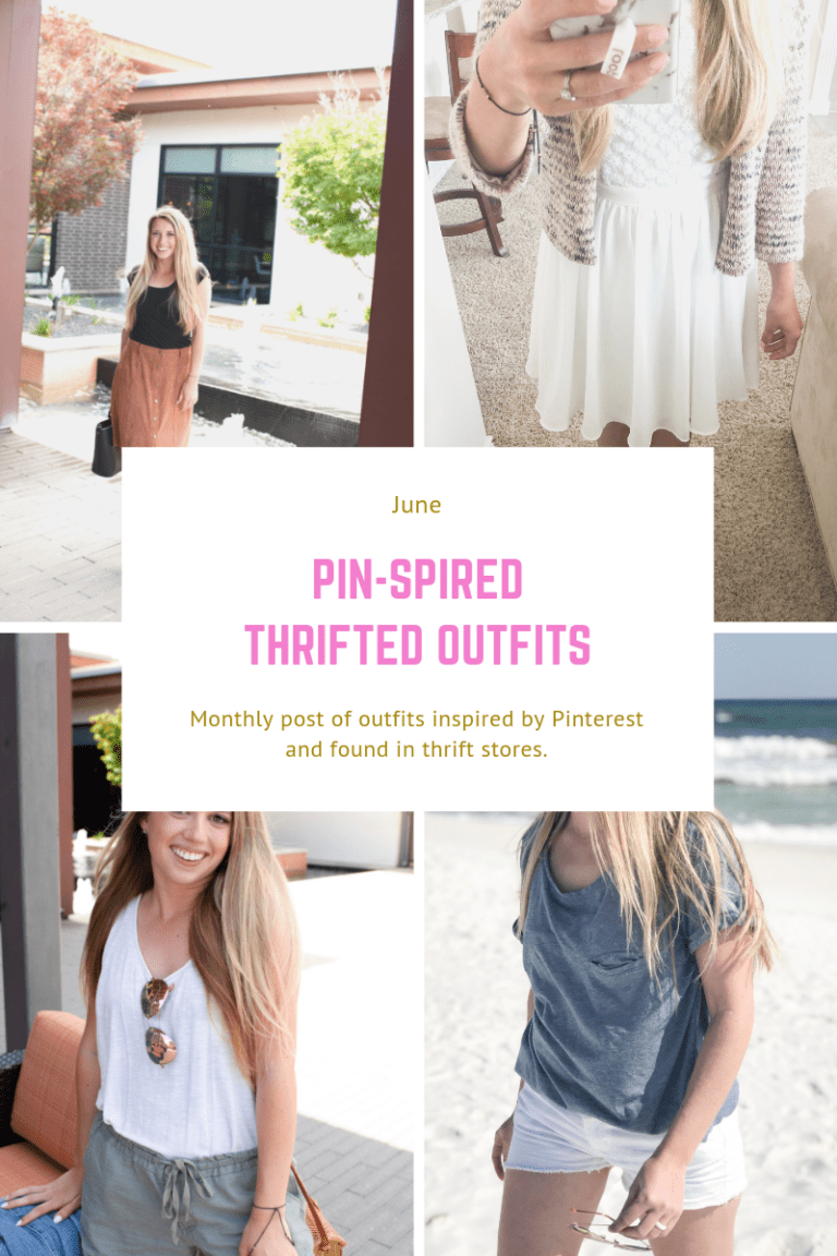 Pin-spired Thrifted Outfits: June - Rachel's Crafted Life