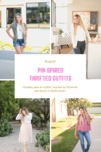 Read more about the article Pin-spired Thrifted Outfits: August