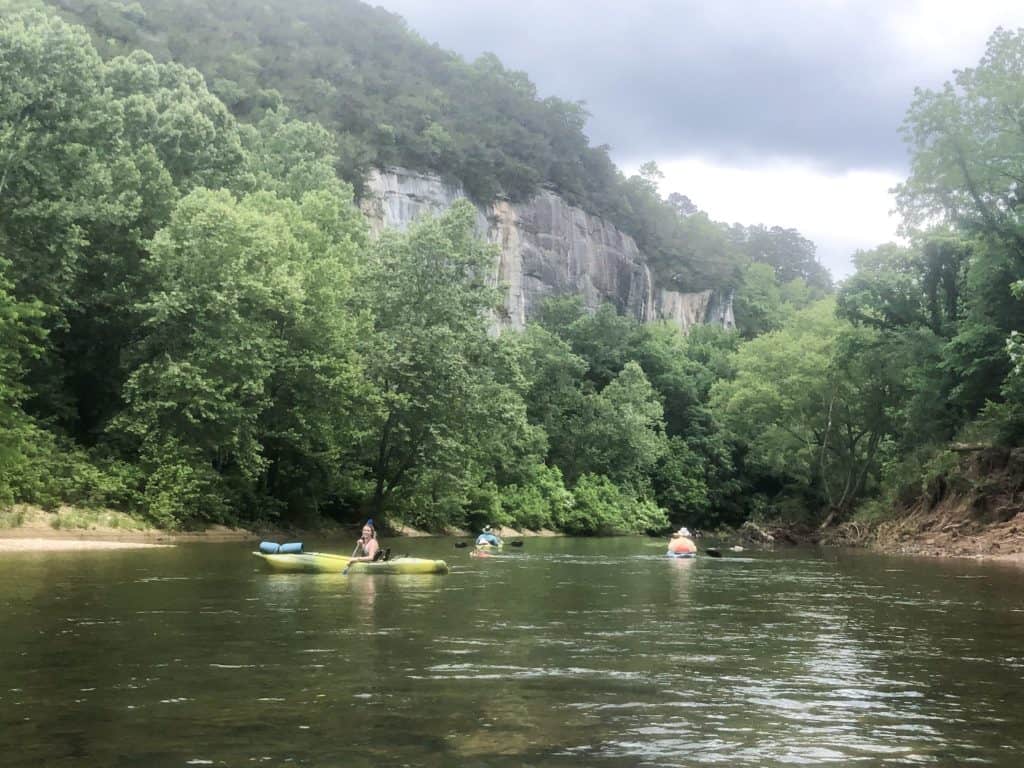 Kayaking with dogs in Arkansas