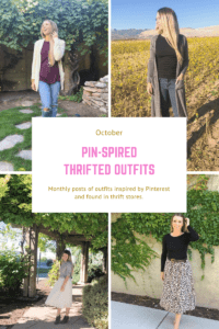 Read more about the article Pin-spired Thrifted Outfits: October