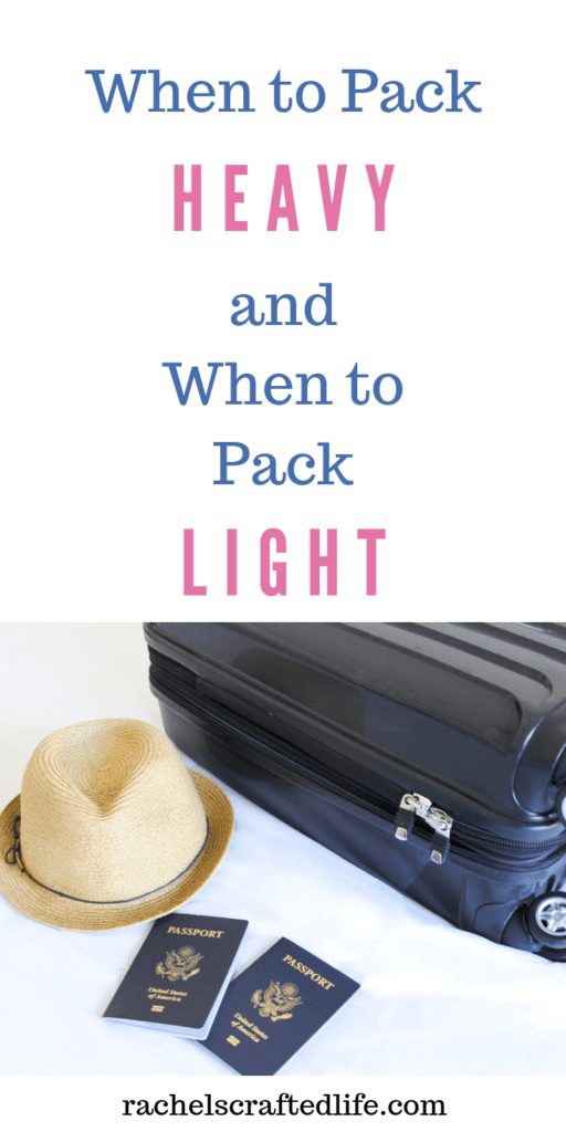 packing heavy vs. packing light the helpful packing guide