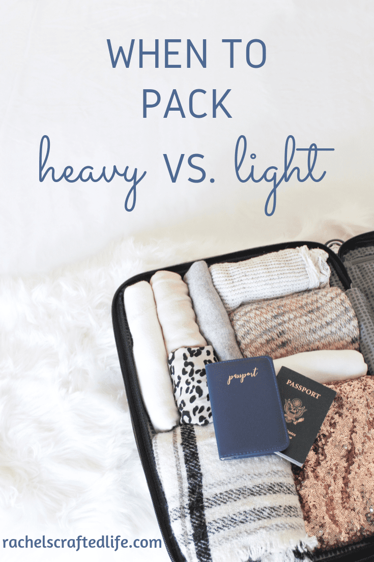 Read more about the article Packing Light VS. Packing Heavy When Traveling