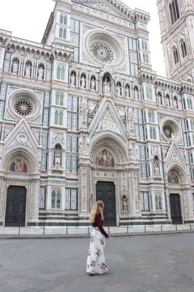 Make sure you allot plenty of time in Florence during your two week Italy itinerary. There is so much to do and see, such as the duomo!
