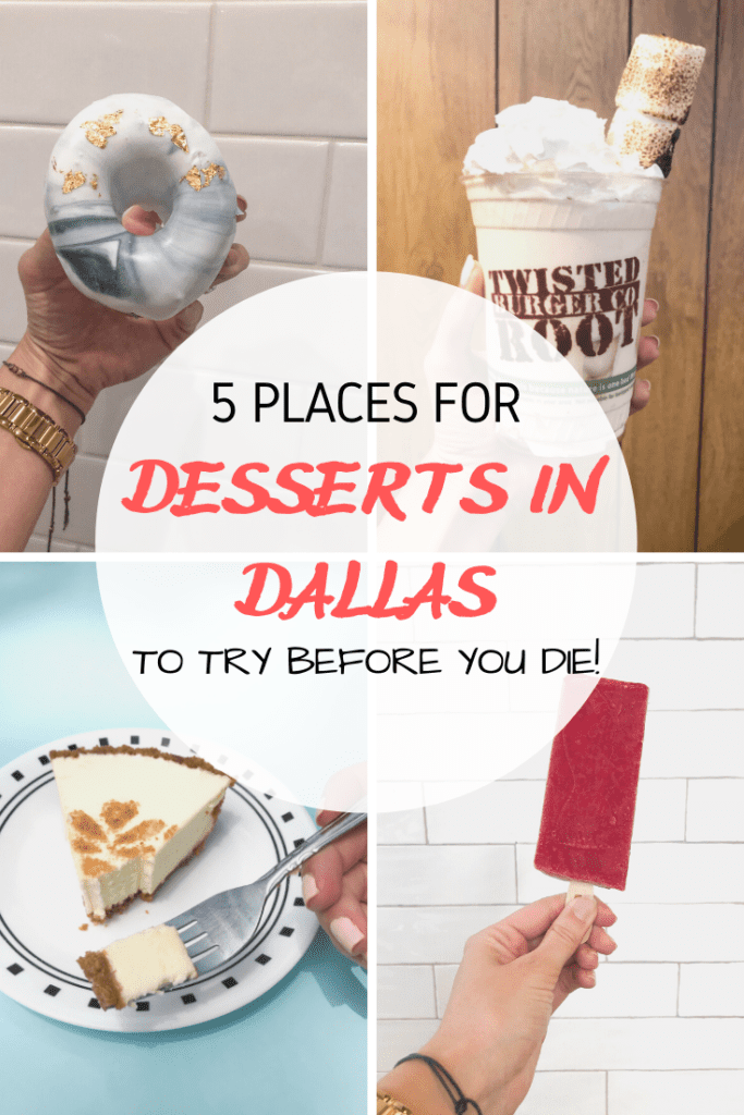Desserts in Dallas to try before you die, all 5 instagramable desserts are one of a kind and delicious. Places to eat in Dallas are many and there are so many good as well as a few bad. all of these would make perfect date spots in Dallas. 
