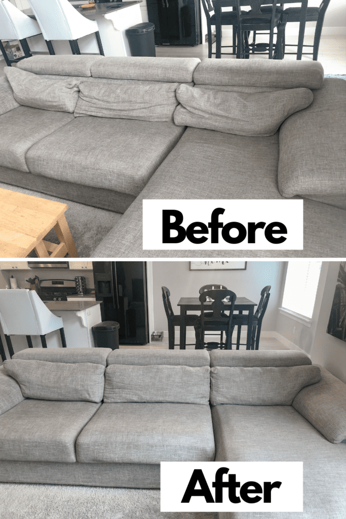 Easy & Inexpensive Saggy Couch Solutions {DIY Couch Makeover