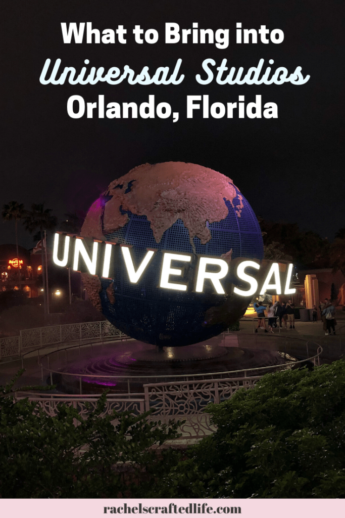 What to Bring into Universal Studios Orlando - Rachel's Crafted Life