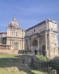 Ancient buildings in the roman forum. The roman forum and Palentine hill were the center of ancient roman civilization. The hub for business and government. The roman forum is another must see sight when visiting Rome. 