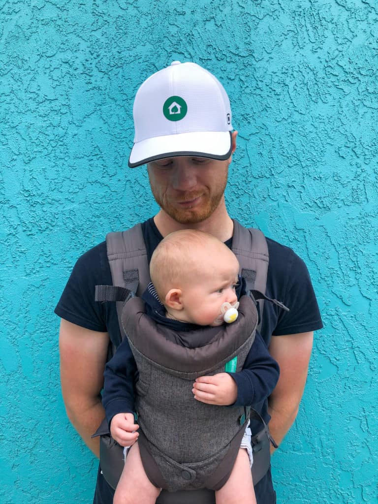 baby wearing on vacation allows you to have free hands and easy mobility. These are the eleven best baby carriers for travel to give mom, dad and baby the most comfortable experience while sightseeing, hiking or having a night out on the town. Dad shows off the best baby carrier for travel that we use everyday in our house.