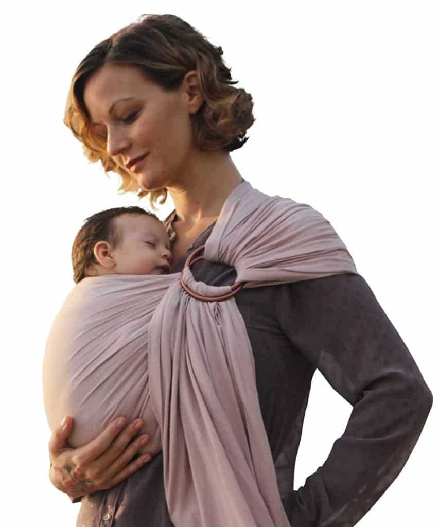 the Nalakai ring sling made the best baby carriers for traveling list with its rave reviews from loving consumers.