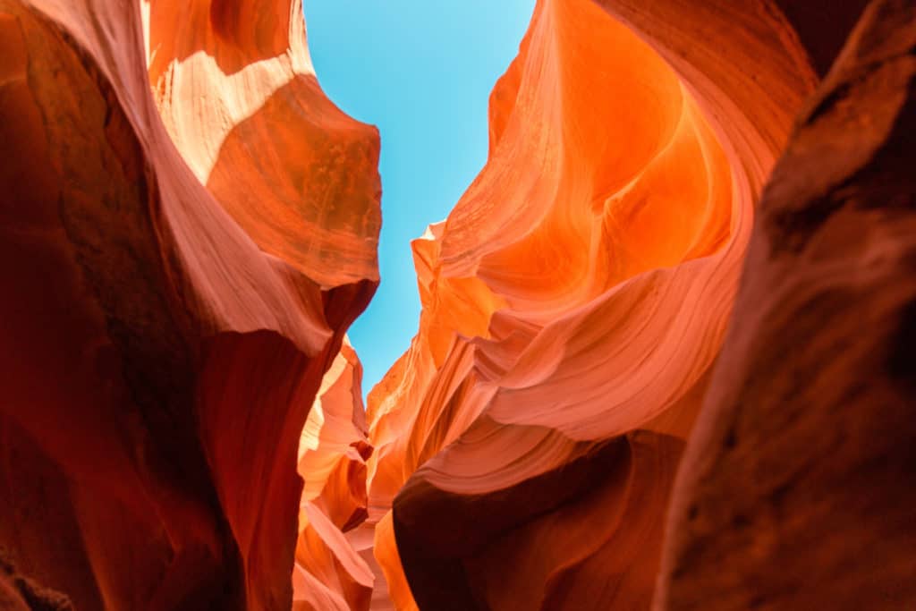 Antelope canyon is a bucket list worthy place to travel to in the US.