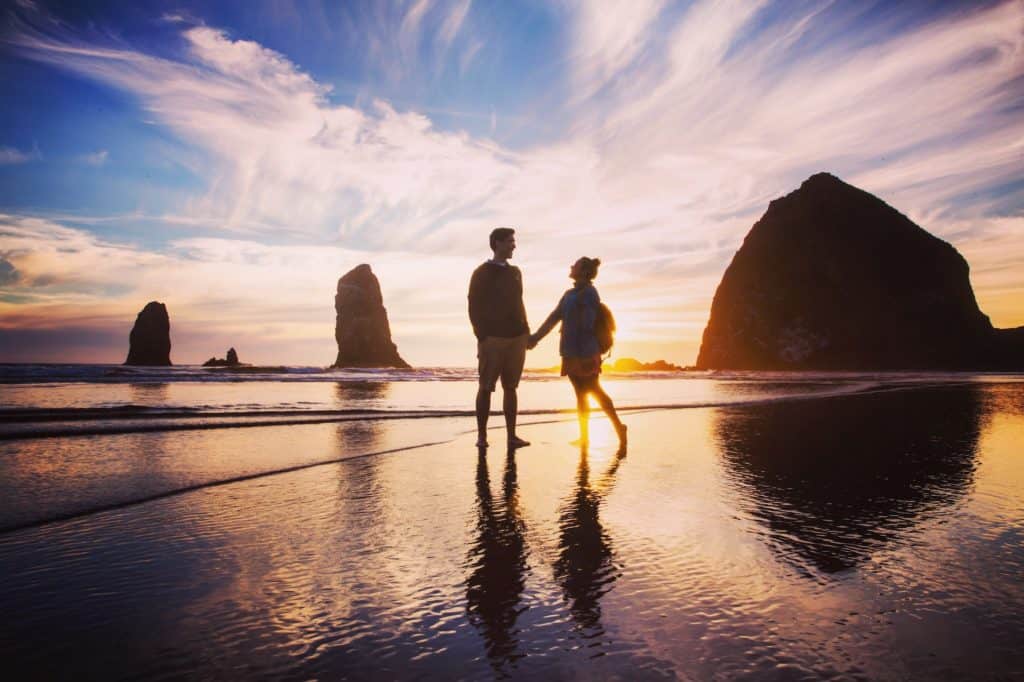 Haystack Rock on Cannon Beach is a beautiful place to add to your USA bucket list