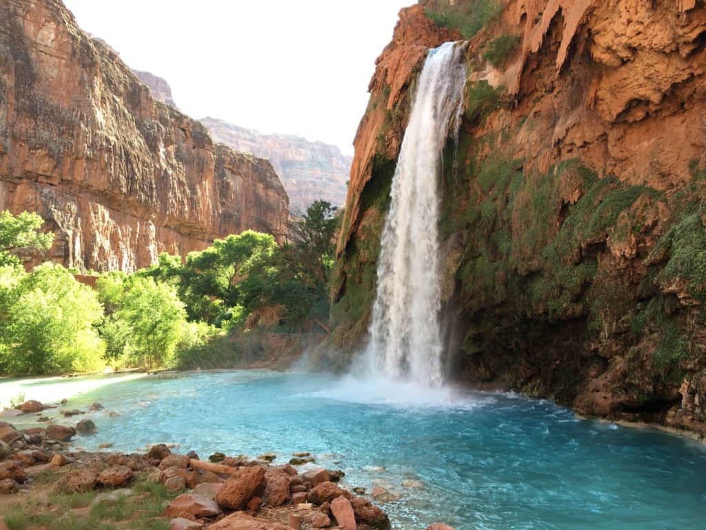 Havasupai Falls is one of the most beautiful places to visit in the US.