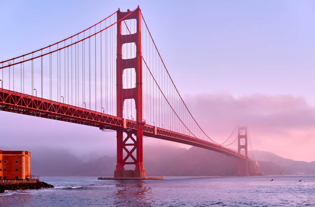 Iconic cities to visit in the US like San Fransisco.