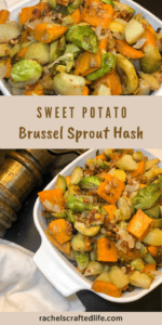 Read more about the article Sweet Potato Brussel Sprout Hash with Bacon