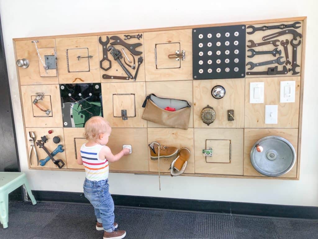One of the fun permanent exhibits Glazer Children's Museum. Come explore a popular museum  in Tampa with the whole family for free. With free Tuesdays at Glazer Children's Museum. With fun exhibits and play areas no kids could ever be bored. This is a must see sight in Tampa with kids 