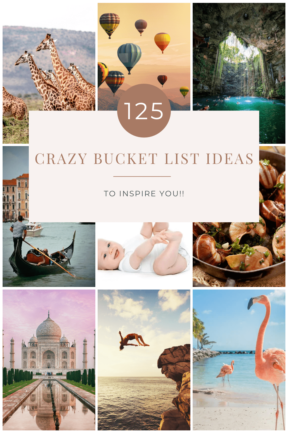 You are currently viewing 125 Crazy Bucket List Ideas to Inspire You