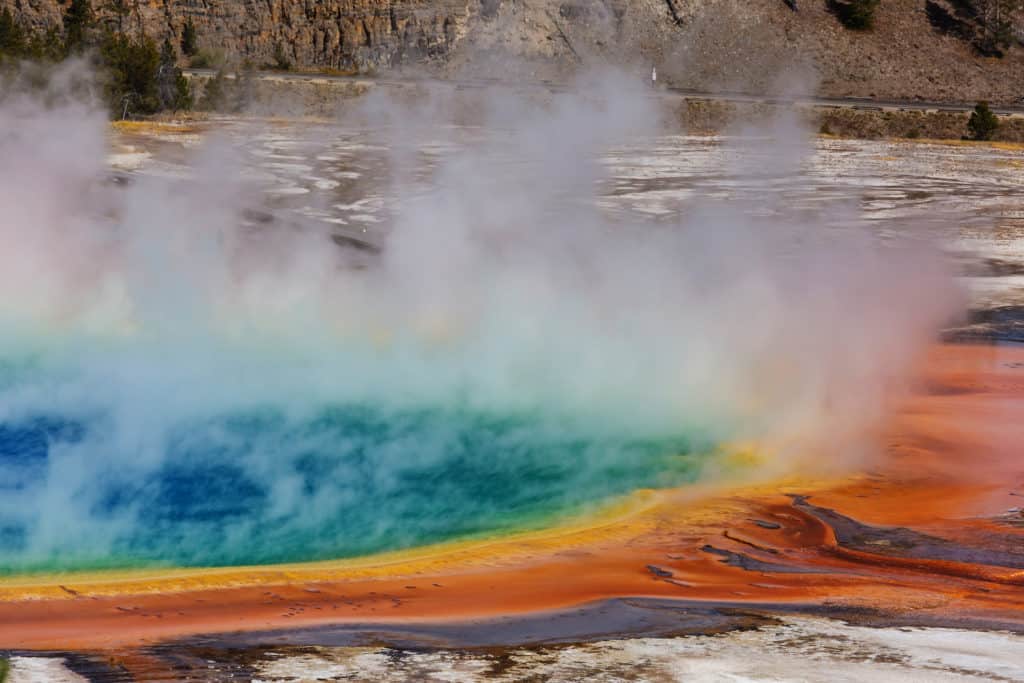 Yellowstone National Park is a classic outdoor summer vacation destination in the US for families.