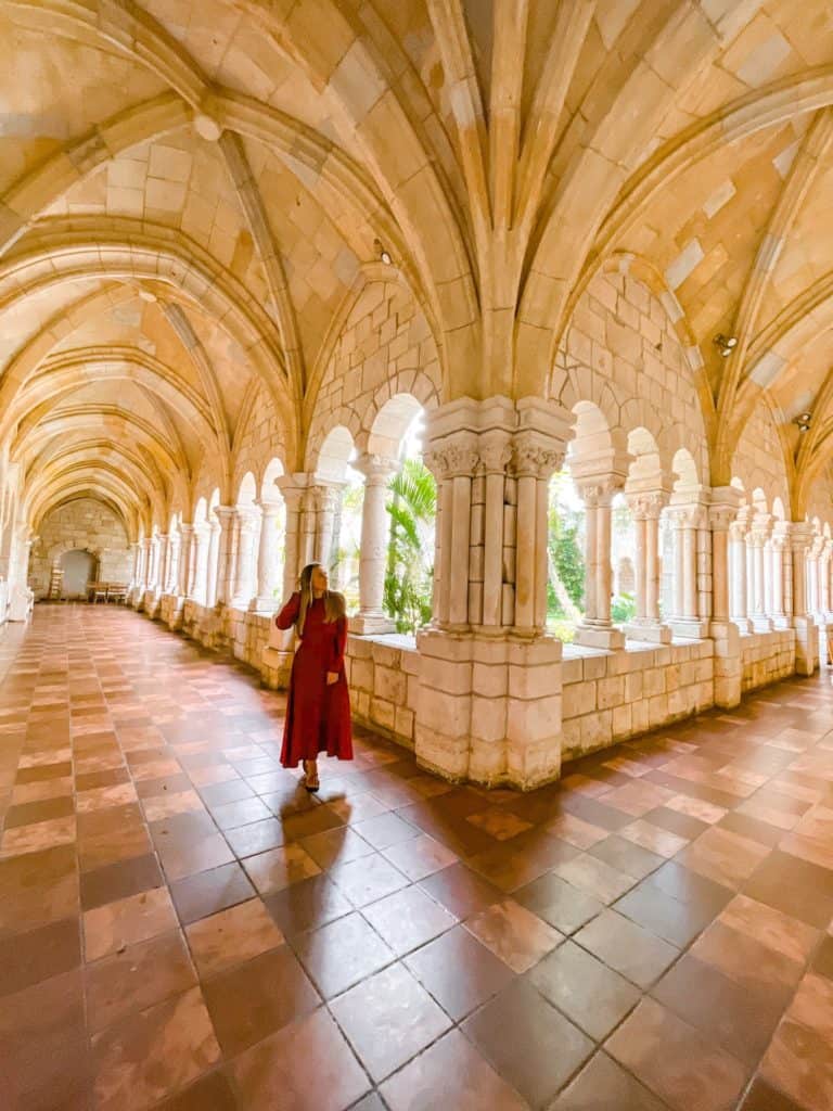 The stunning interior of the Ancient Spanish Monastery is one of the most instagrammable places in Miami.