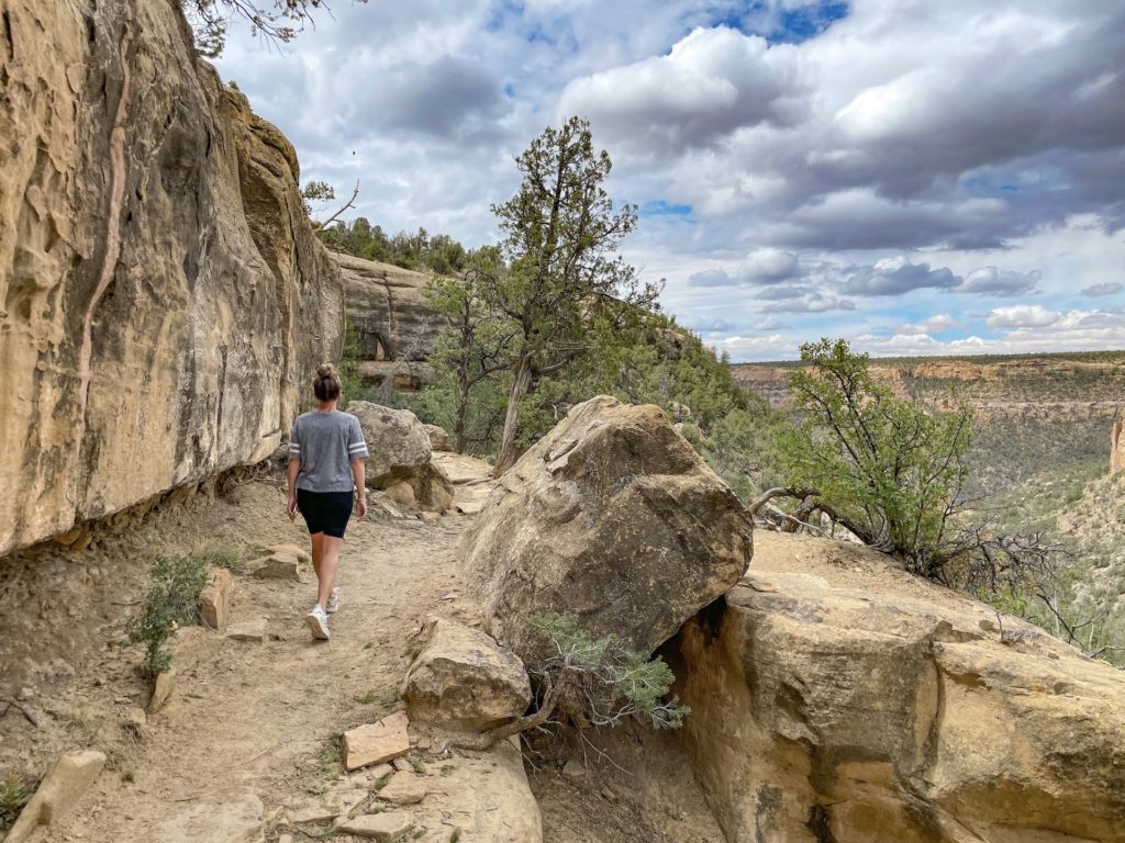 Hiking along the cliffs of Mesa Verde National Park offer amazing views, history and a great time. 