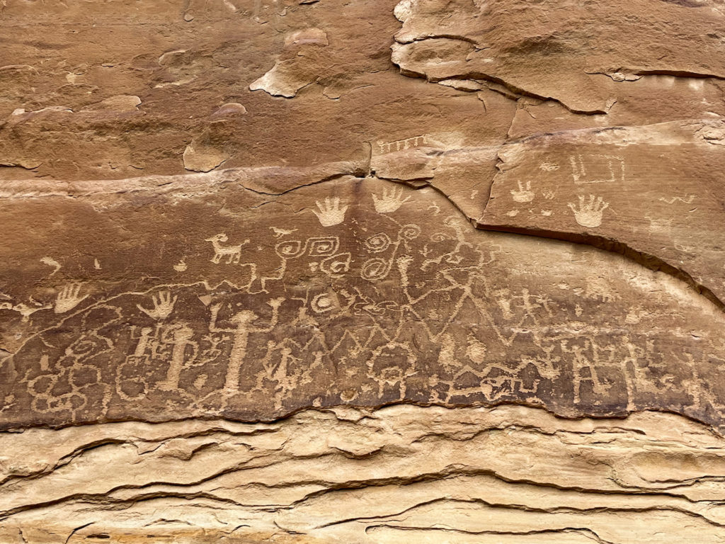 The petroglyphs on the petroglyph trail are amazing and unique. This hike is a fun hike with amazing views. It is the perfect hike in Mesa Verde with a baby or toddler in tow.