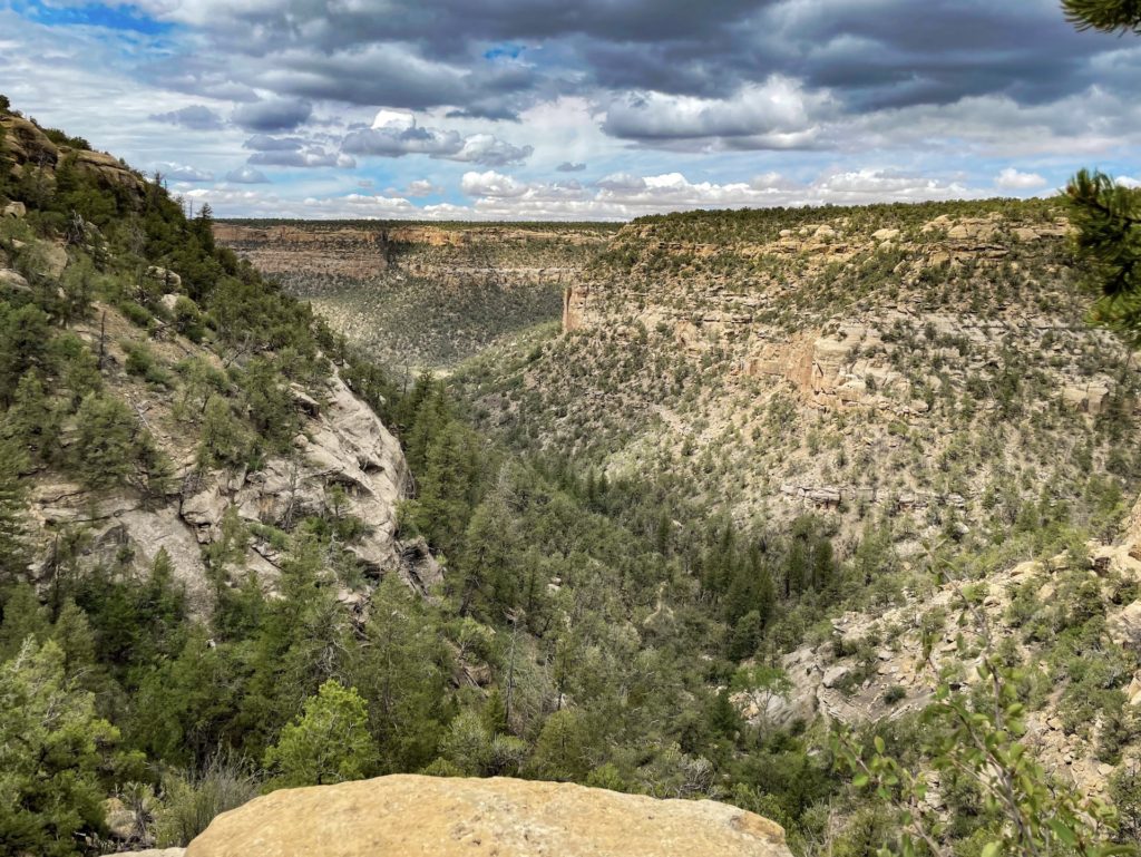 The views inside Mesa Verde National Park are amazing everywhere you go.