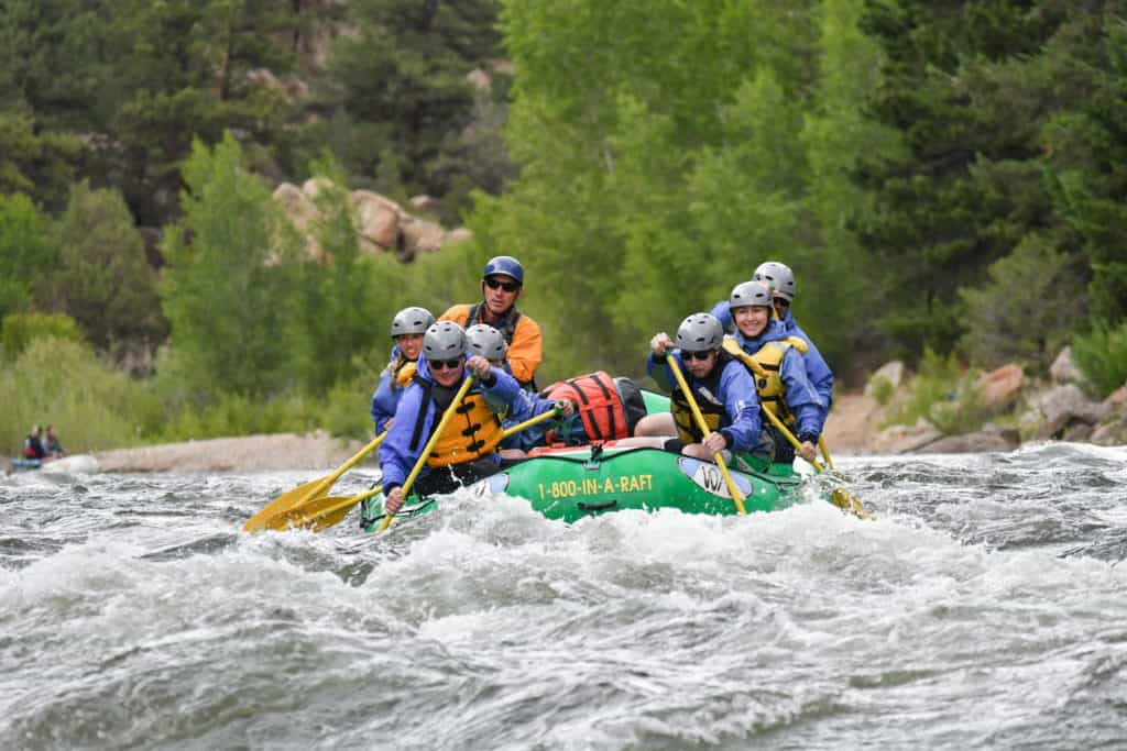 one of the best things to do in Buena Vista is go white water rafting. Filled with adventure and fun you can pick your difficulty level.