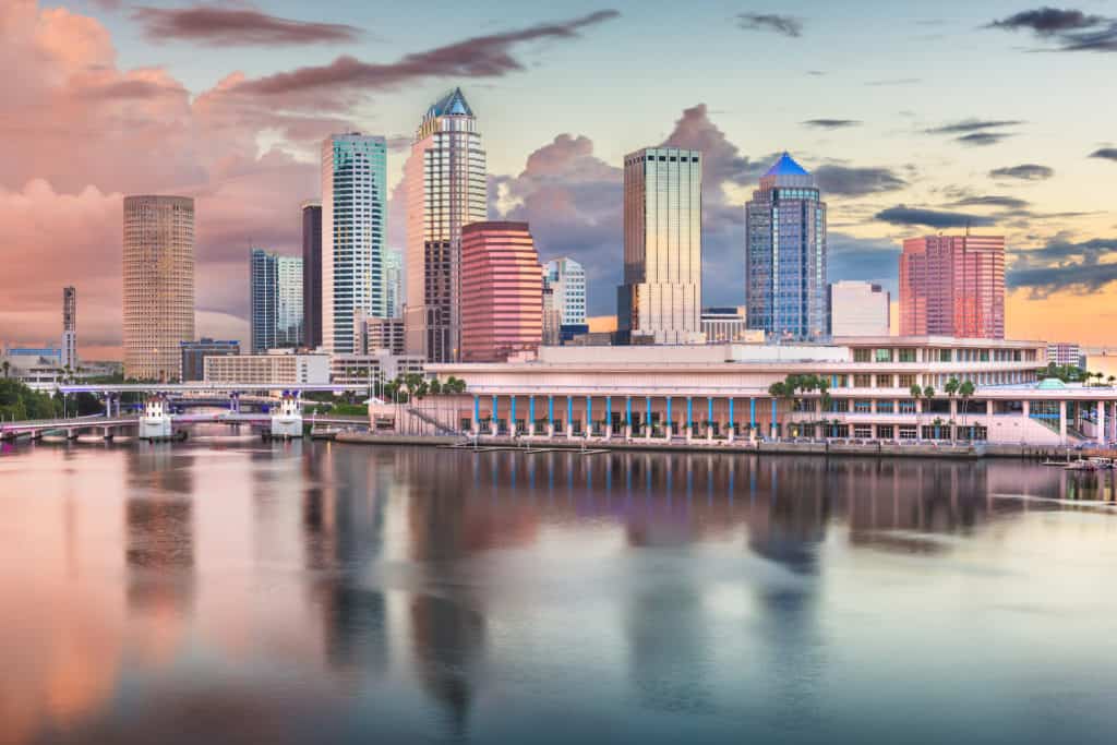 The Tampa skyline