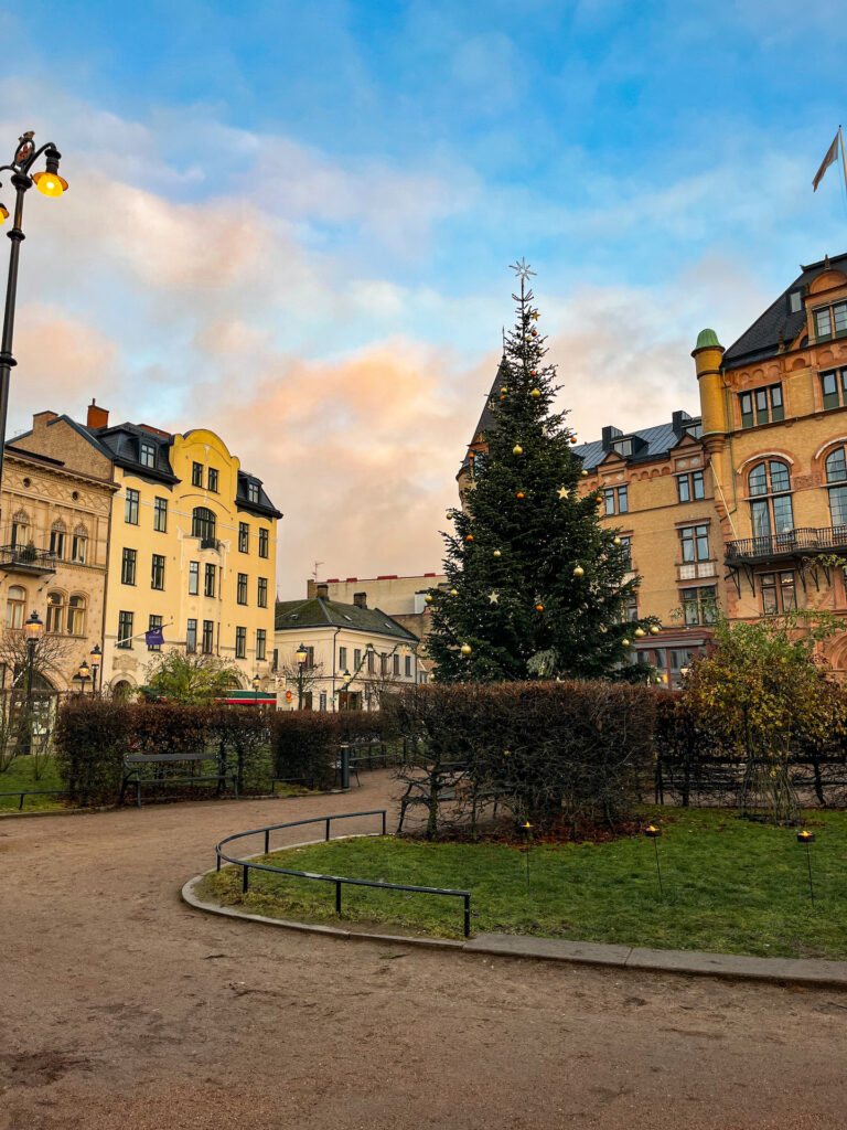 Lund, Sweden during Christmas time.