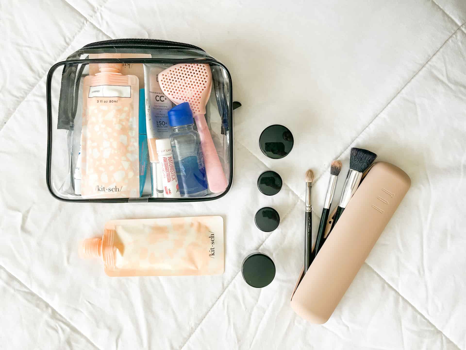 Best Way to Pack Makeup for Travel on a Plane - Rachel's Crafted Life