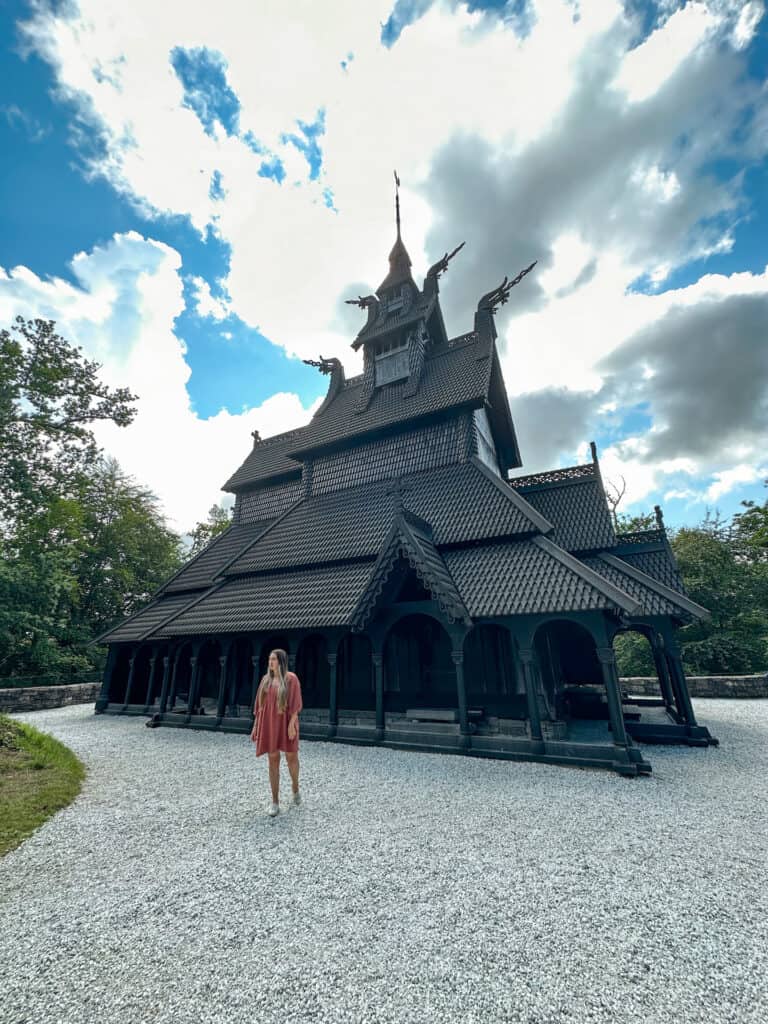 Fantoft Stave Church is a great thing to do in Bergen that is just outside the city.