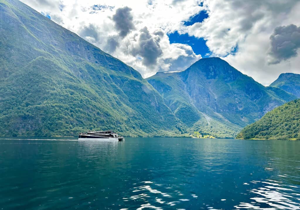 The number one best thing to do in Bergen is a fjord cruise. These large cruise ships offer stunning views of Norways natural landscape that you can't get anywhere else.
