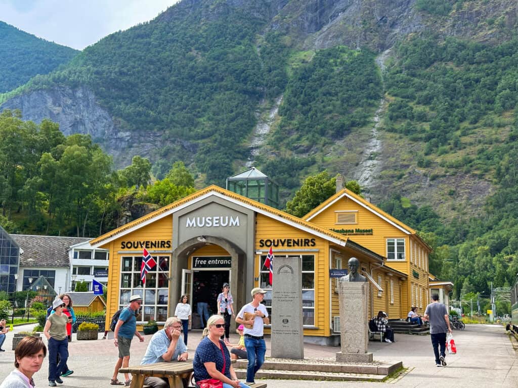 Flåm is a small town but this Flamsbana museum is one of the best things to do in town while waiting for your train or cruise ship