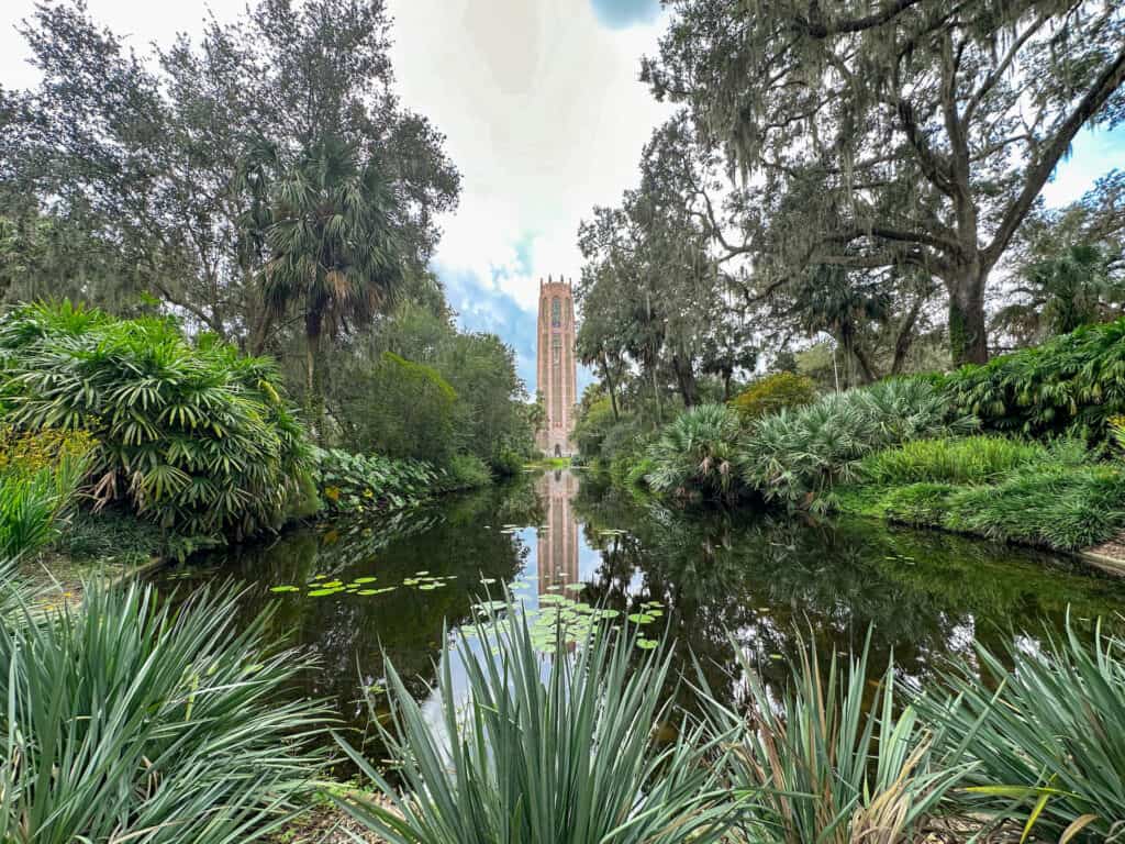The best view and picture spot in Bok Tower Gardens