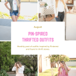 August Outfits inspired by pinterest and bought at thrift stores