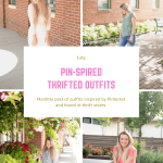 July Pinterest Inspired Thrifted Outfits